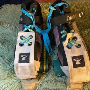 Jackson Roller Derby Quad Skates Pink and Black sz 8 Woman’s